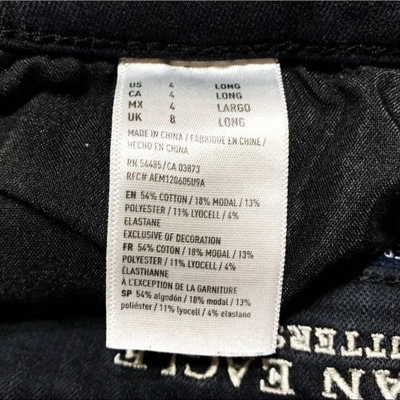 American Eagle Outfitters Black Hi-Rise Jean Short - Picture 8 of 9